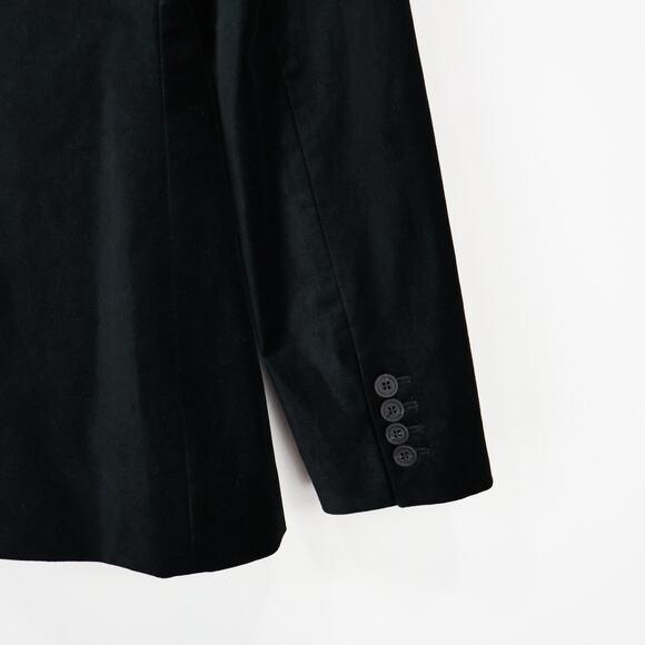 J.Crew Single Breasted Alexandra Sleek Velvet Black Blazer Size 0 NWT - Picture 9 of 11